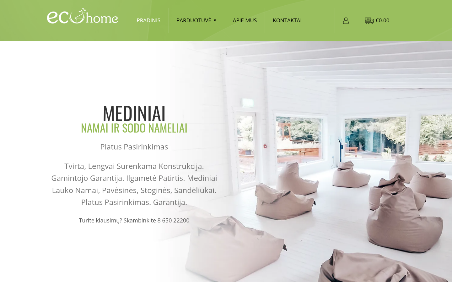 Svetainė „EcoHome Lithuania“