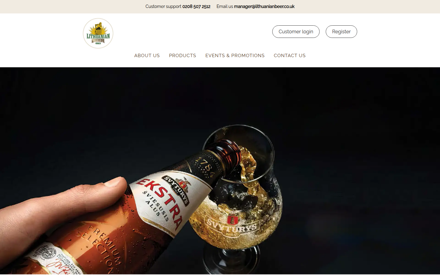 Lithuanian Beer website