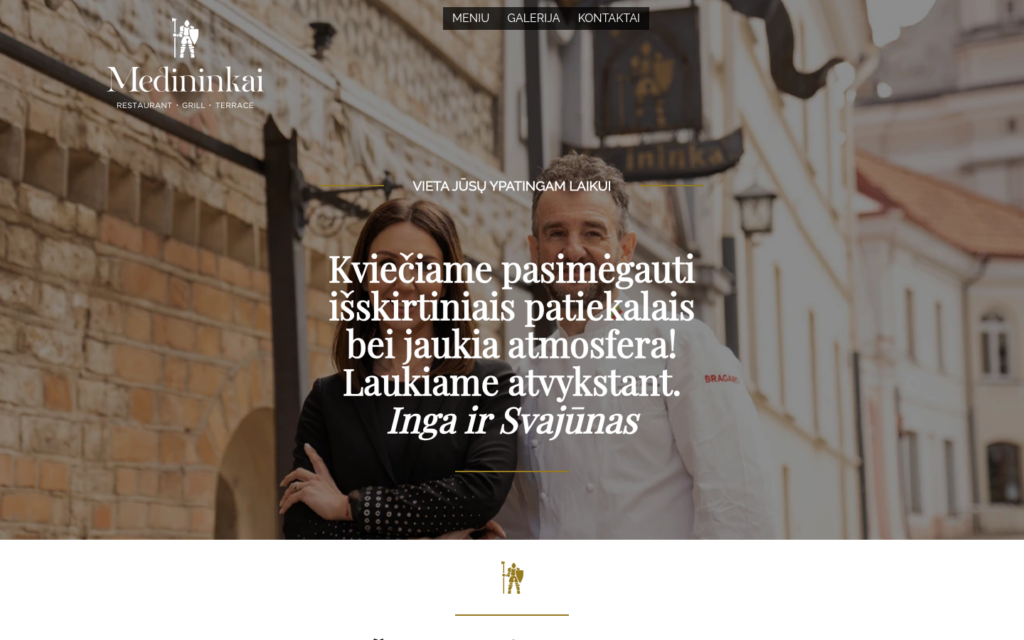 Svetainė verslui „Medininkai Restaurant“