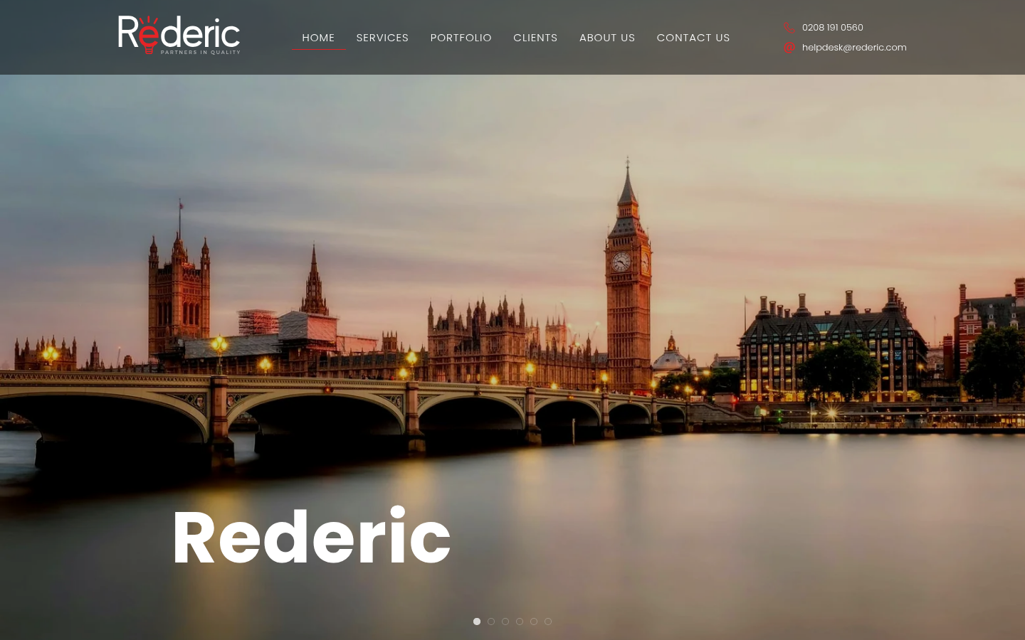 Rederic website