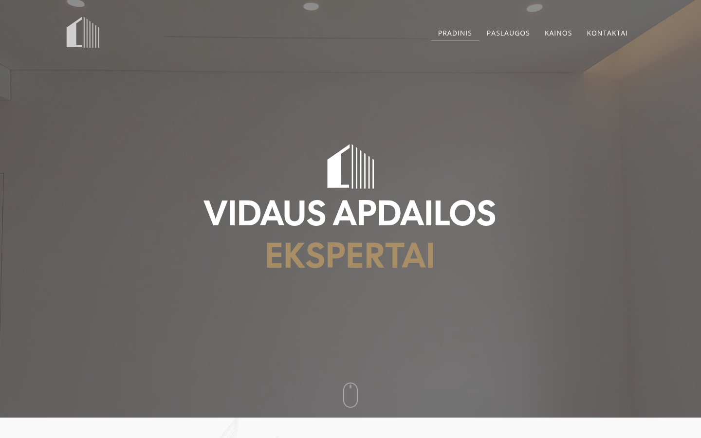Svetainė „Vidaus apdailos ekspertai“
