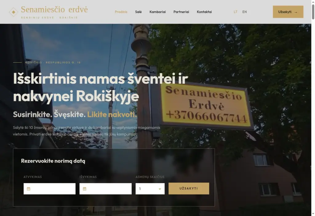Senamiesčio erdvė